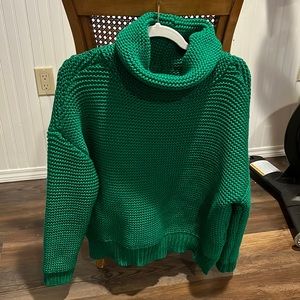 Kelly Green Turtleneck